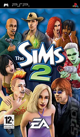 The Sims 2 - PSP Cover & Box Art
