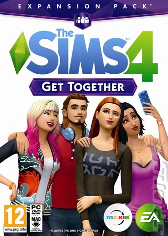 The Sims 4: Get Together - PC Cover & Box Art