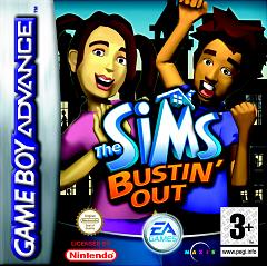The Sims Bustin' Out - GBA Cover & Box Art
