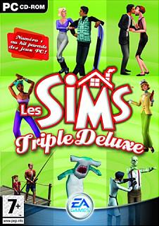 The Sims Triple Deluxe - PC Cover & Box Art
