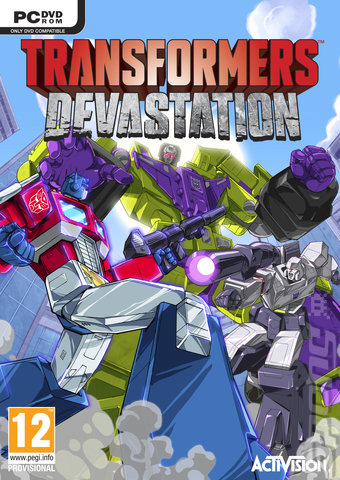 Transformers: Devastation - PC Cover & Box Art