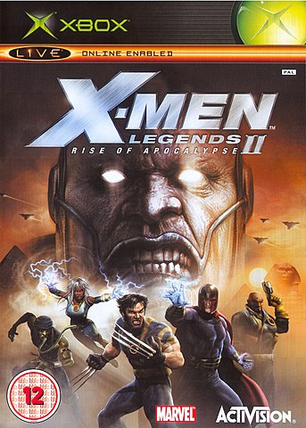 X-Men Legends II: Rise of Apocalypse - Xbox Cover & Box Art