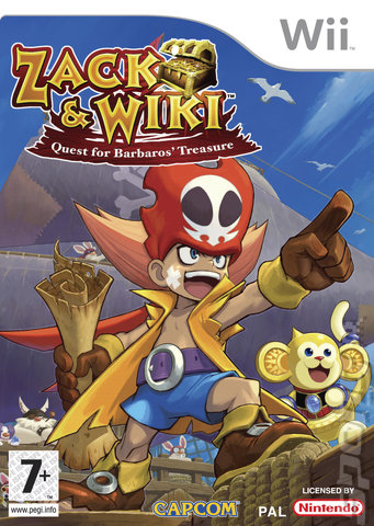Zack & Wiki: Quest for Barbaros' Treasure - Wii Cover & Box Art