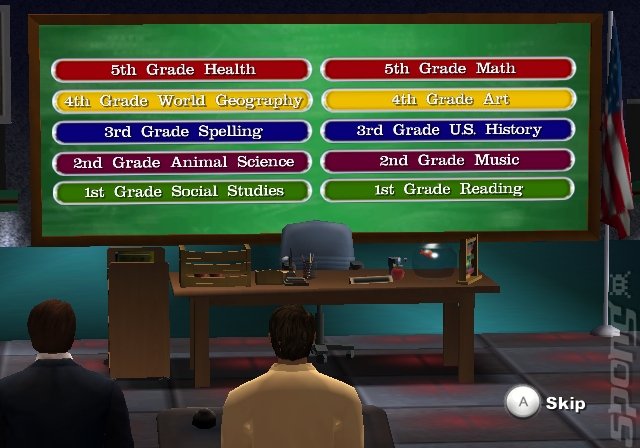 Are You Smarter Than a 5th Grader? Make the Grade - PS2 Screen
