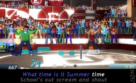 Disney Sing It: High School Musical 3: Senior Year - PS2 Screen