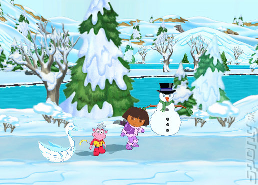 Dora Saves the Snow Princess - PS2 Screen