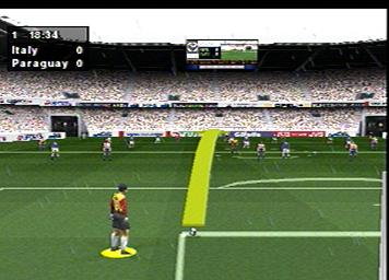 FIFA: Road to World Cup 98 - PlayStation Screen