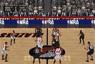 NBA Live 2000 - PlayStation Screen