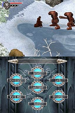 The Chronicles of Narnia: The Lion, The Witch and The Wardrobe - DS/DSi Screen