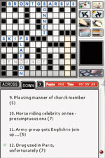 The Sun Crossword Challenge - DS/DSi Screen