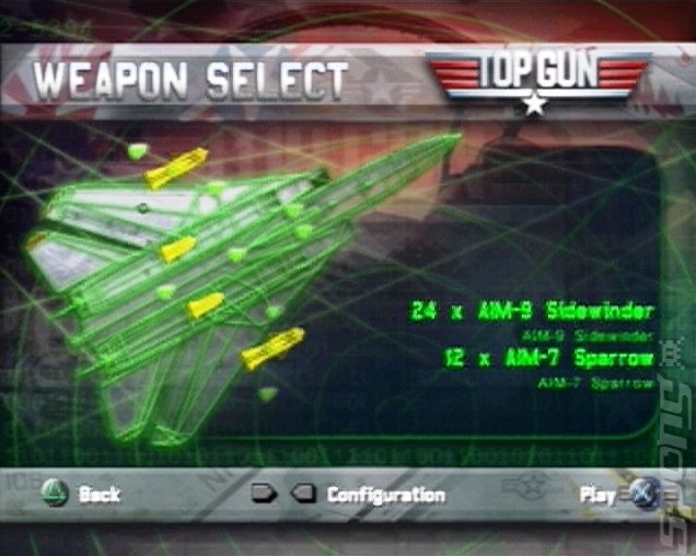 Top Gun - PS2 Screen