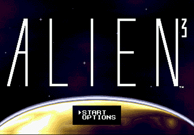 Alien 3 - Sega Megadrive Screen