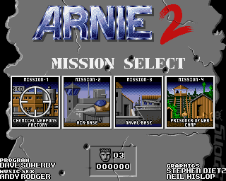 Arnie 2 - Amiga Screen