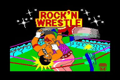 Rock 'n' Wrestle - C64 Screen