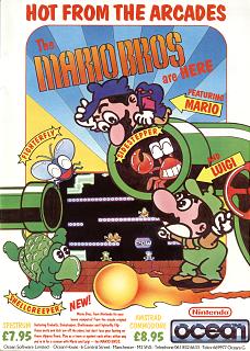 Mario Brothers - C64 Advert