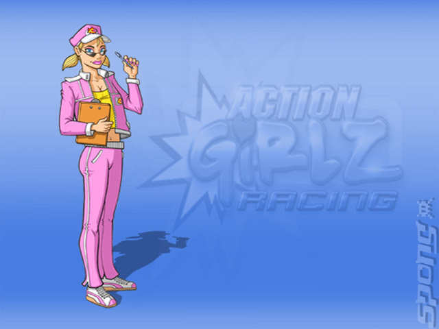 Action Girlz Racing - Wii Artwork