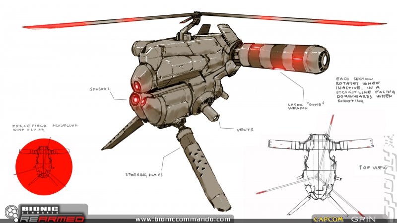 Bionic Commando: Rearmed 2 - PS3 Artwork