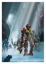 Bionicle Heroes - GBA Artwork