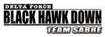 Delta Force: Black Hawk Down - Team Sabre - PS2 Artwork