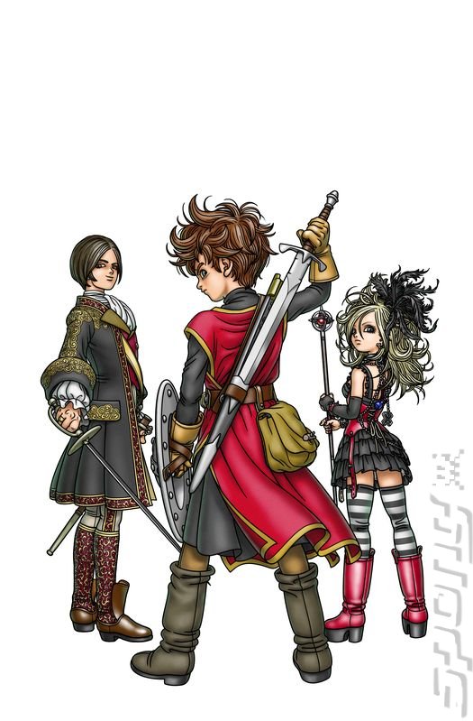Dragon Quest Swords: The Masked Queen and the Tower of Mirrors - Wii Artwork