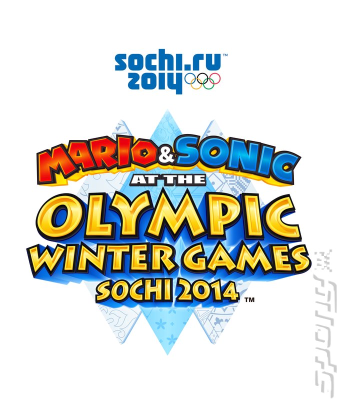 Mario & Sonic at the Sochi 2014 Olympic Winter Games - Wii U Artwork