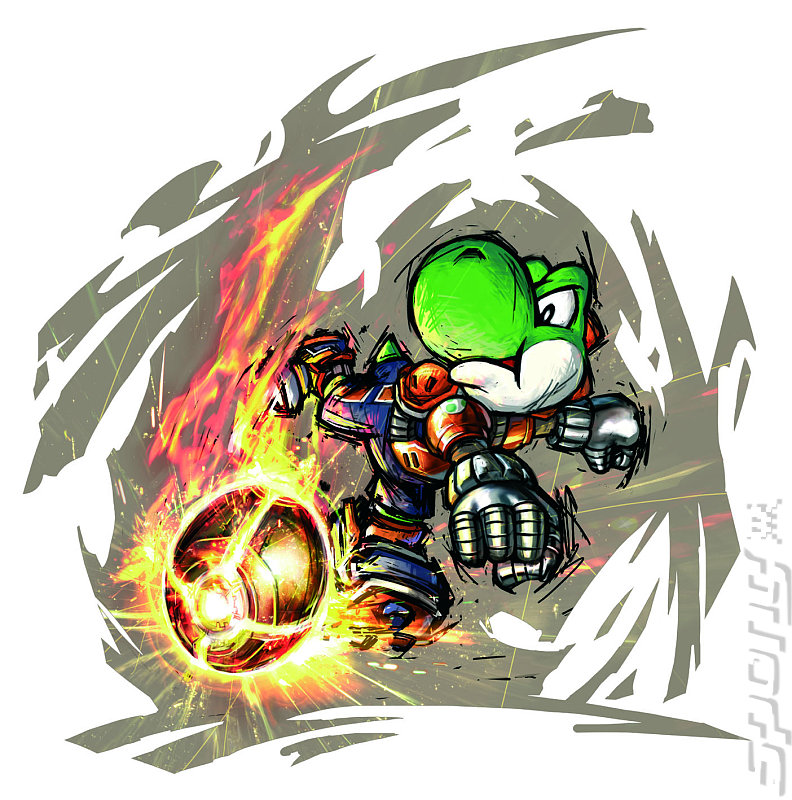 Mario Strikers Charged Football - Wii Artwork