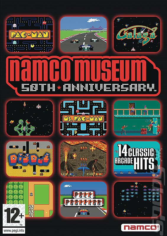 Namco Museum 50th Anniversary - GBA Artwork