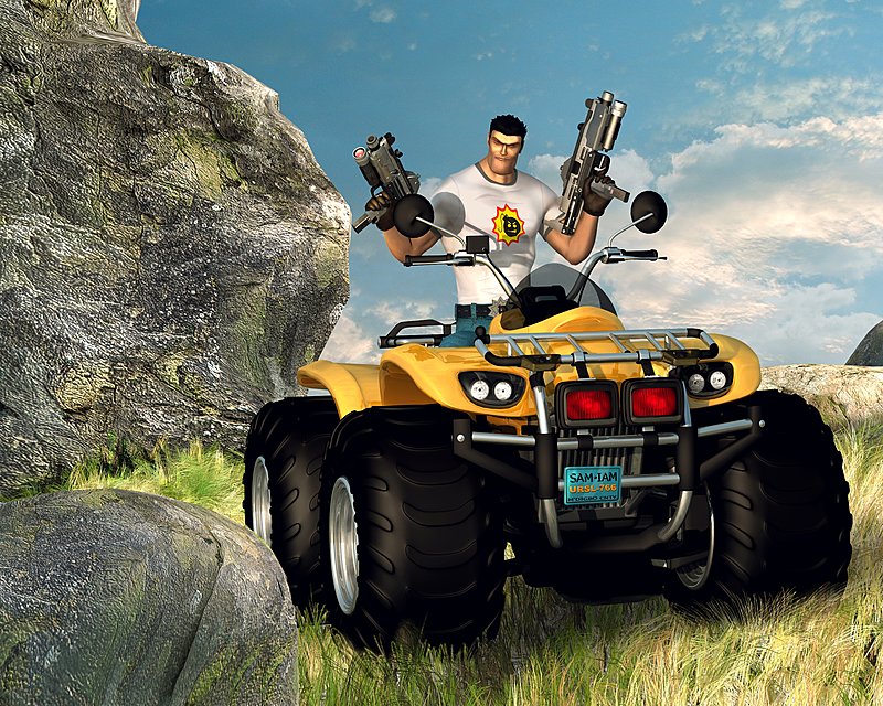 Serious Sam II - Xbox Artwork