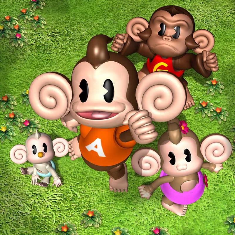 Super Monkey Ball Deluxe - PS2 Artwork