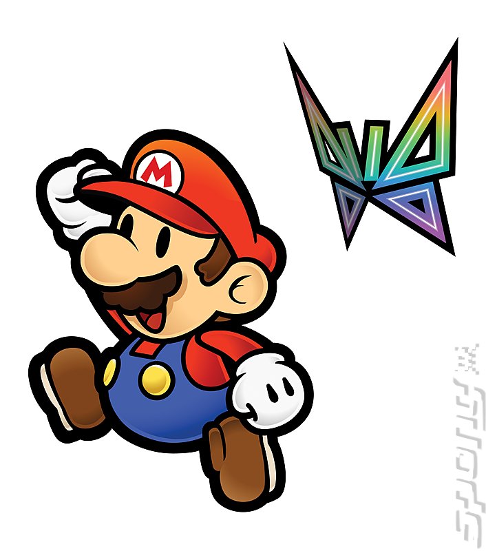 Super Paper Mario - Wii Artwork