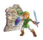 The Legend of Zelda: A Link Between Worlds - 3DS/2DS Artwork