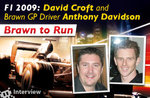 F1 2009: David Croft and Anthony Davidson Editorial image