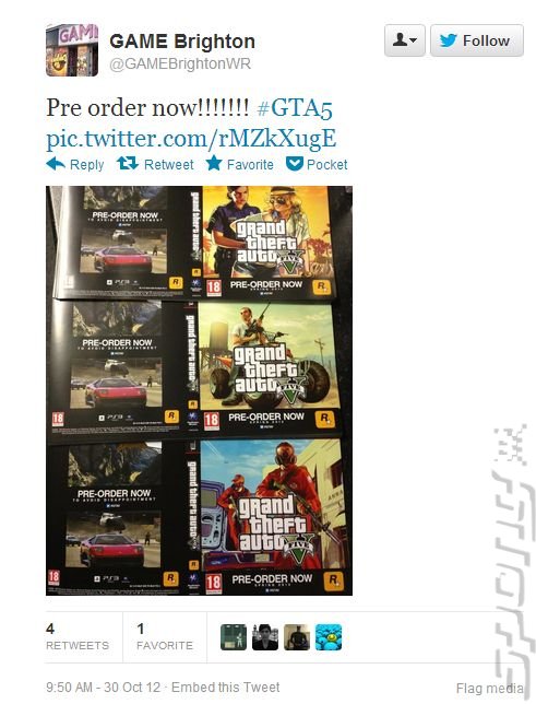 GTA V - Spring 2013 Release Leaked in Brighton News image