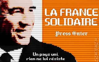 French Presidential Candidate Gets Retro