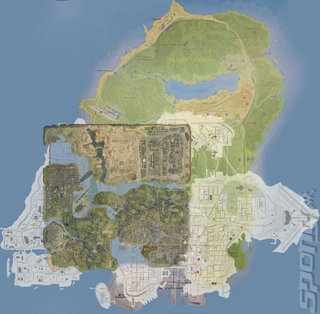 Maps from GTAs V, IV and San Andreas
