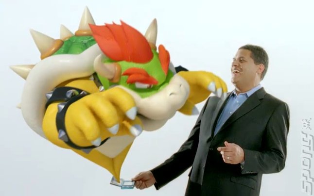 Reggie Chewed by Bowser In 3DS Trailer News image