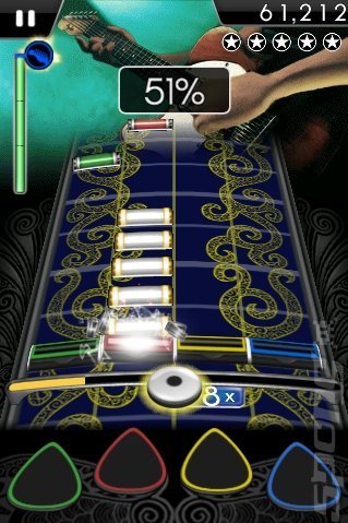 Rock Band iPhone's Tiny Track List, Screens News image