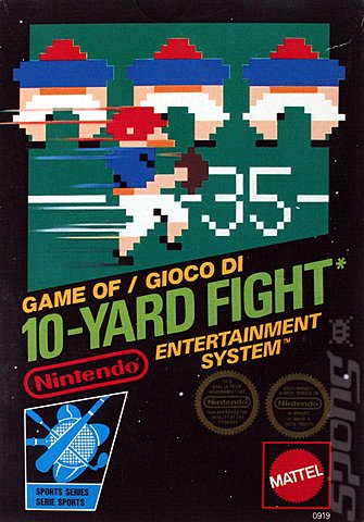 10-Yard Fight - NES Cover & Box Art