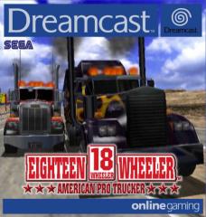 18 Wheeler American Pro Trucker - Dreamcast Cover & Box Art