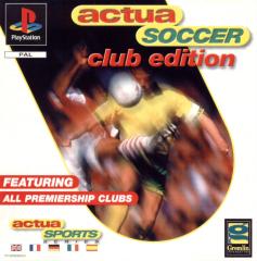 Actua Soccer Club Edition (PlayStation)