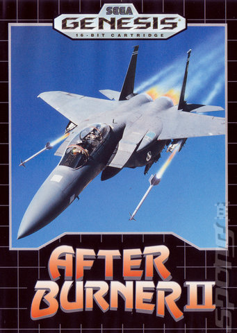 After Burner 2 - Sega Megadrive Cover & Box Art