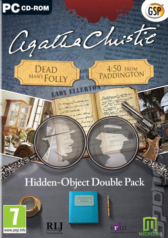 Agatha Christie Hidden Object Double Pack: Dead Man's Folly and 4:50 From Paddington - PC Cover & Box Art