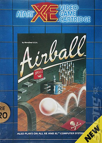 Air Ball - Atari 400/800/XL/XE Cover & Box Art
