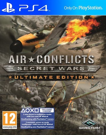 Air Conflicts: Secret Wars - PS4 Cover & Box Art
