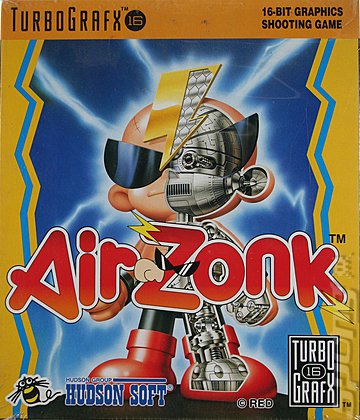 Air Zonk - NEC PC Engine Cover & Box Art