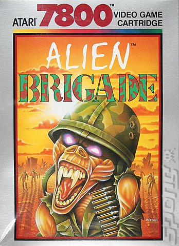 Alien Brigade - Atari 7800 Cover & Box Art