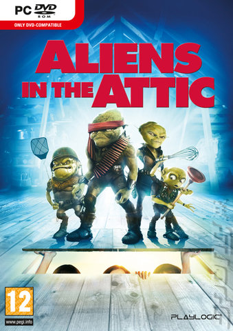 Aliens in the Attic - PC Cover & Box Art