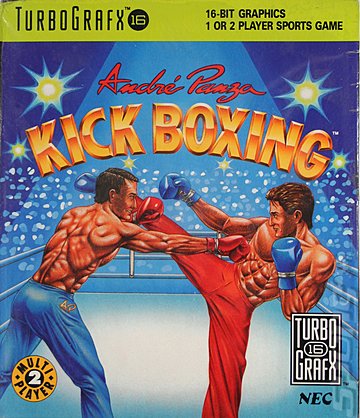Andre Panza Kickboxing - NEC PC Engine Cover & Box Art