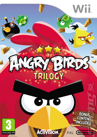 Angry Birds Trilogy - Wii Cover & Box Art