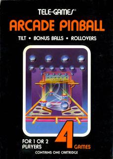Arcade Pinball - Atari 2600/VCS Cover & Box Art